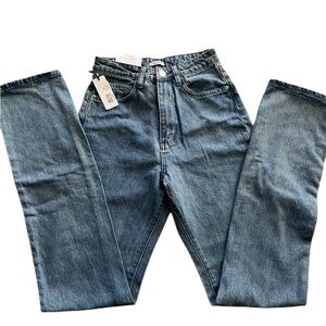 WeWoreWhat Icon Jean
Classic Blue High Rise Relaxed Straight Leg
Pants